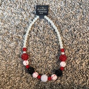 Scarlet Sparkle Girls Necklace